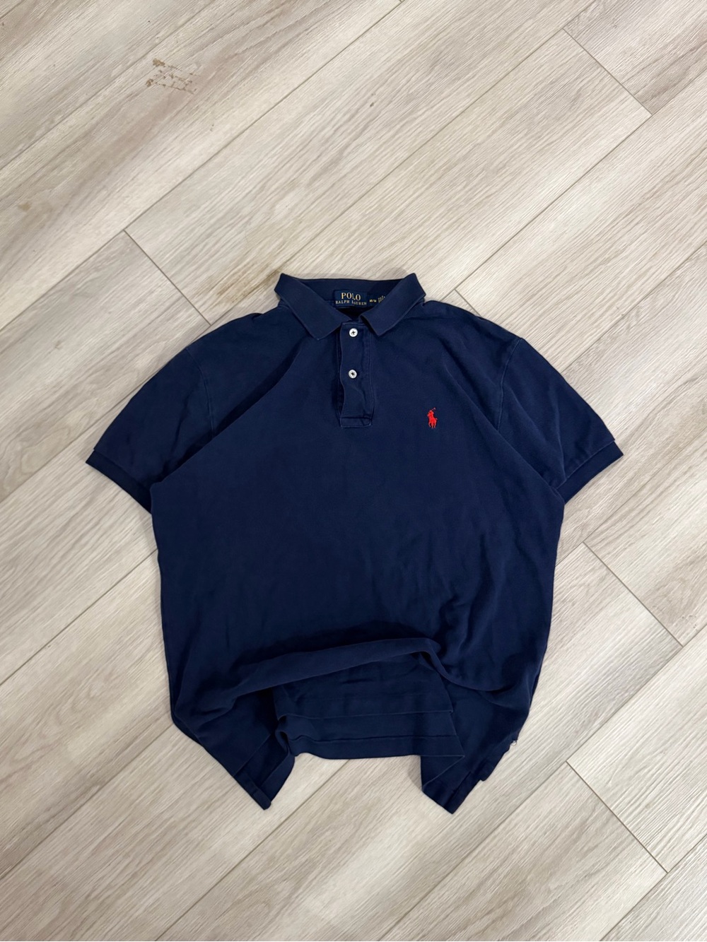 Polo by Ralph Lauren Navy Polo with Red Pony Logo